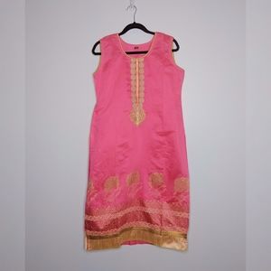 Bollywood Maxi Tunic Pink